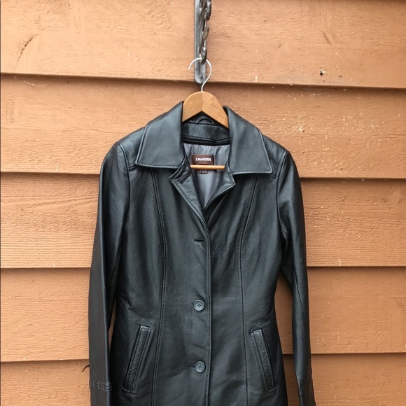 Danier leather zipper lined jacket